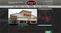 Desktop Screenshot of driversautorepairatascocita.com